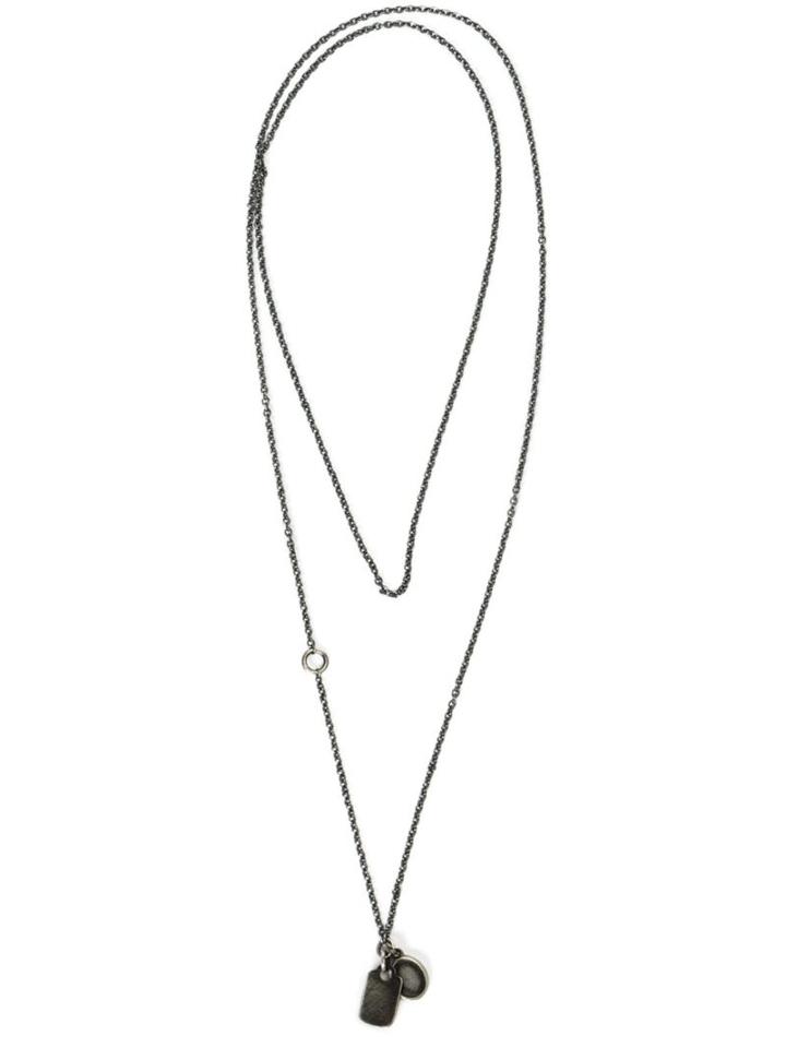Werkstatt:münchen Tag Pendant Necklace, Women's, Metallic