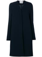 Goat Florentine Single Breasted Coat - Blue