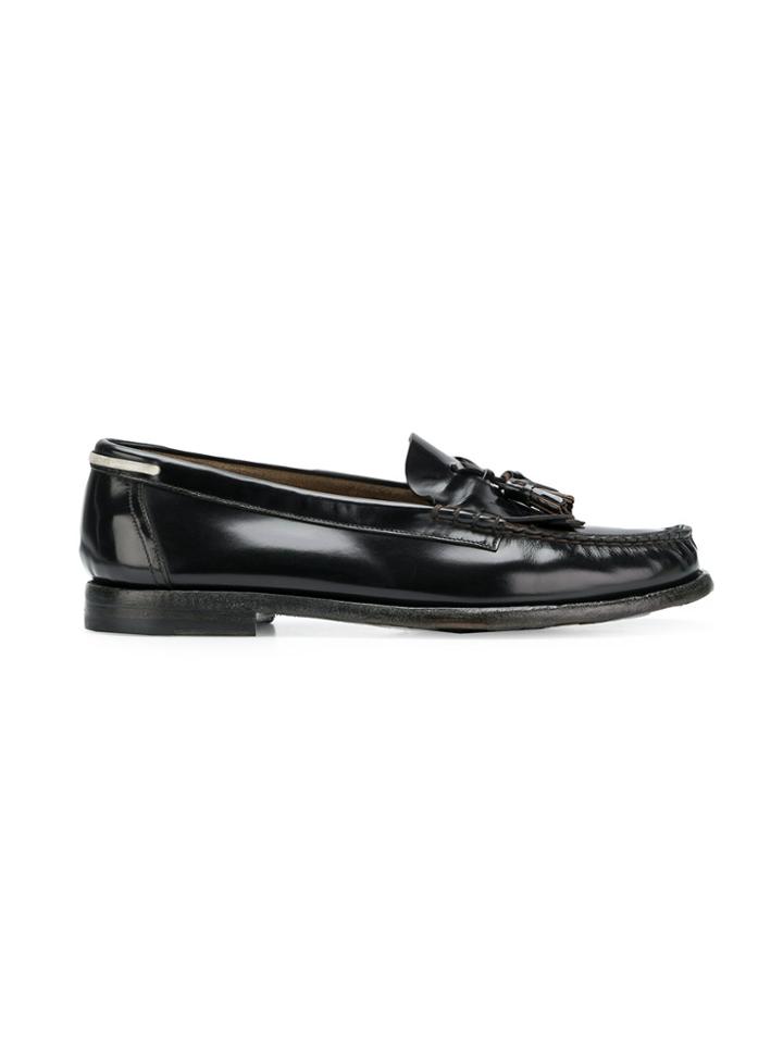 Silvano Sassetti Tasselled Loafers - Black