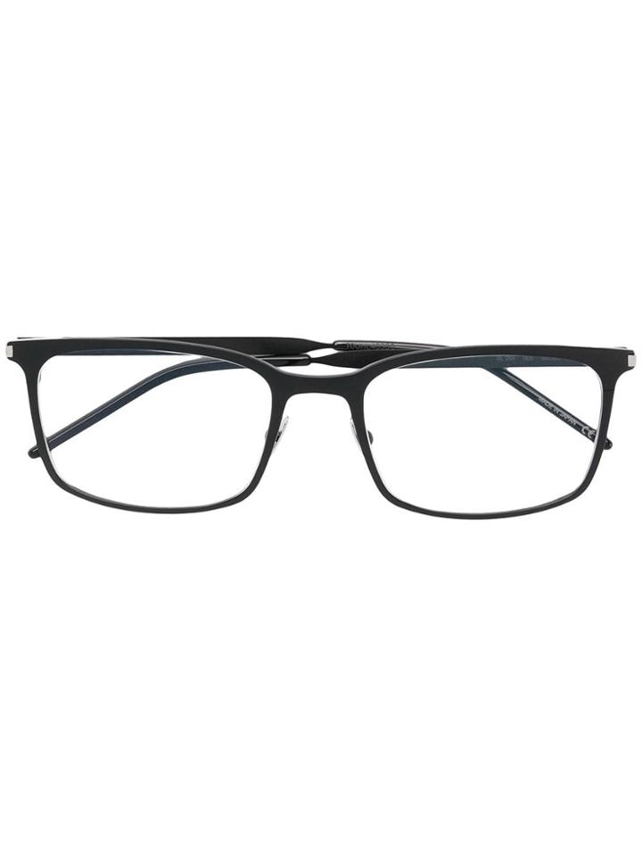 Saint Laurent Eyewear Rectangle Frame Glasses - Black
