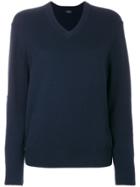 Joseph V-neck Sweater - Blue