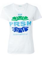 P.a.r.o.s.h. Sequin Motif T-shirt, Women's, Size: L, White, Cotton/pvc