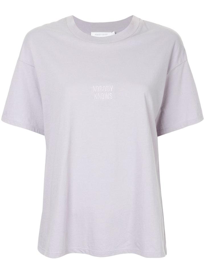 Nobody Denim Nobody Knows T-shirt - Pink