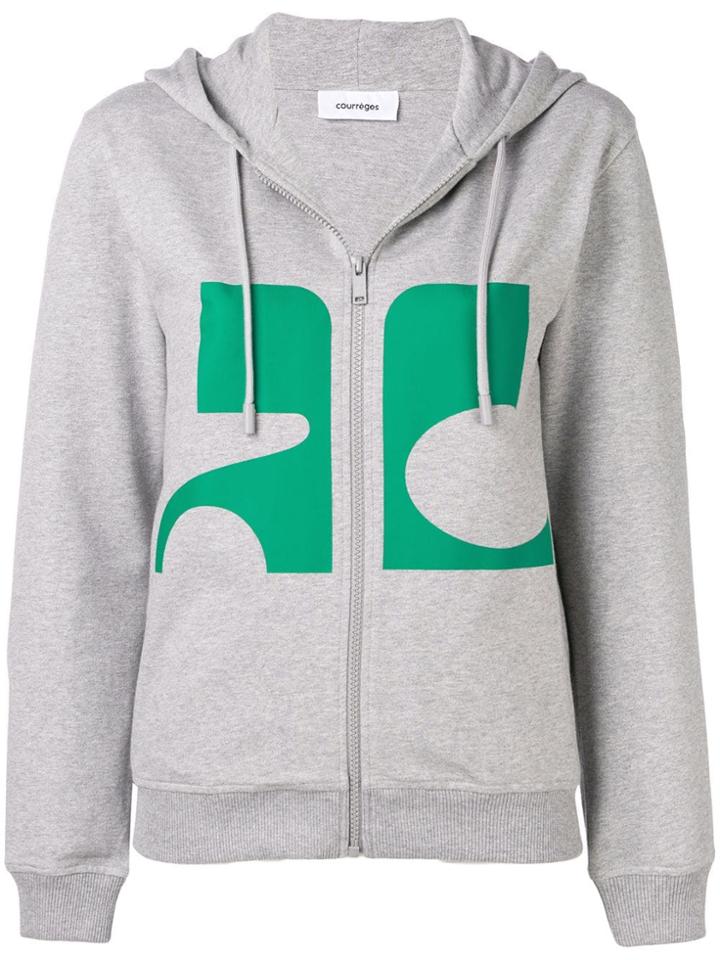 Courrèges Courrèges 318js09j005 Grey Green Logo