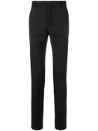 Lanvin Tailored Stripe Slim Trousers - Black