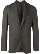 Boglioli Two Button Blazer, Men's, Size: 50, Black, Cotton/cupro