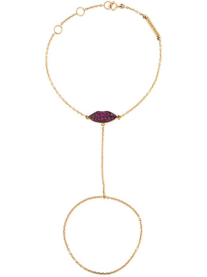 Delfina Delettrez 'kiss My Hand' Lips Bracelet