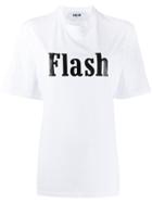 Msgm Flash Print T-shirt - White