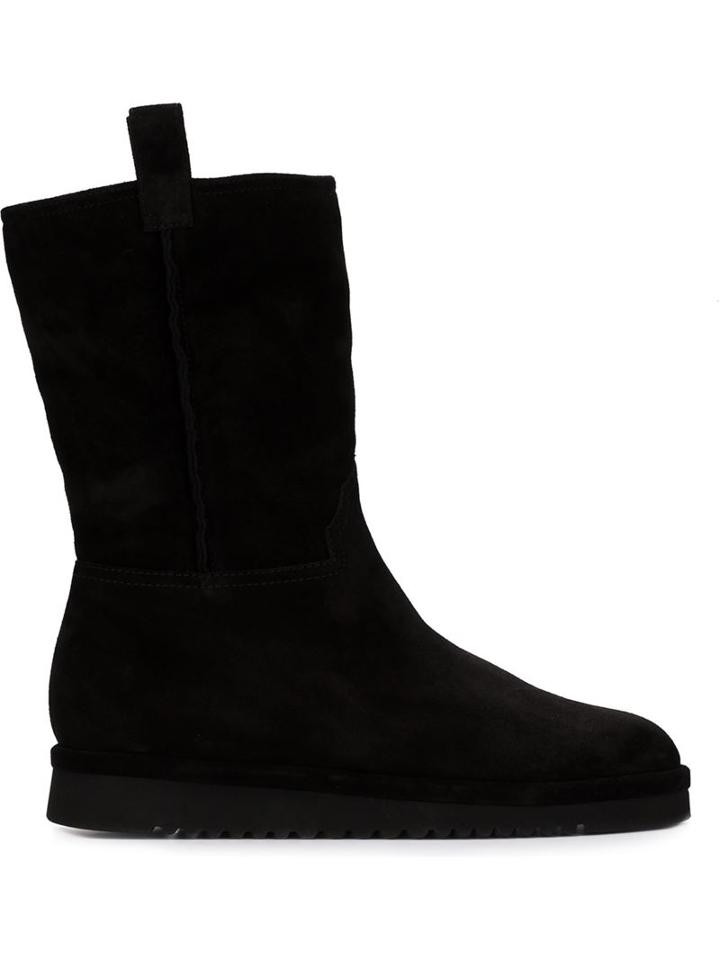 Off-white Mid-calf Boots
