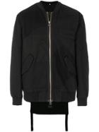Helmut Lang Patchwork Bomber Jacket - Black