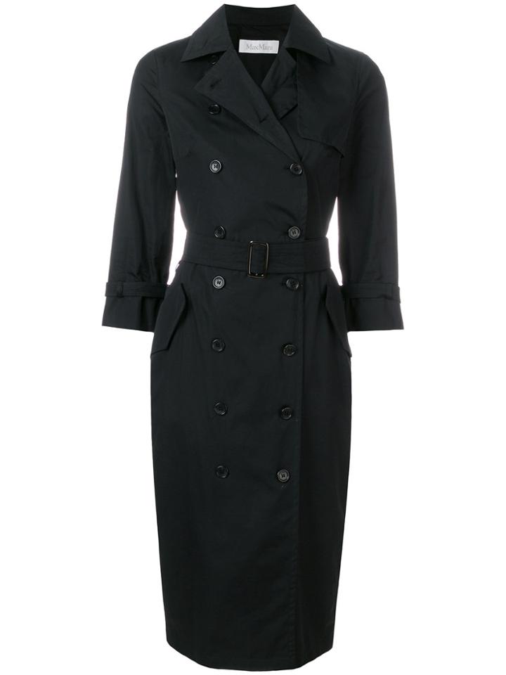 Max Mara Trench-style Dress - Black