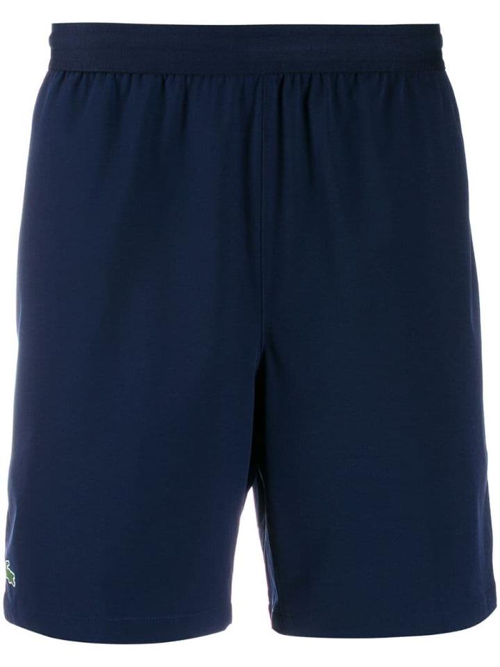 Lacoste Contrast Piping Shorts - Blue
