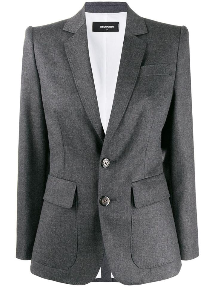 Dsquared2 Plain Blazer - Grey