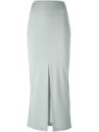 Romeo Gigli Vintage Front Slit Skirt - Grey