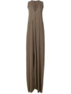 Rick Owens Lilies V Neck Maxi Tank Dress