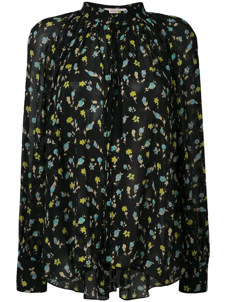 Dorothee Schumacher Nightfall Meadow Printed Blouse - Black
