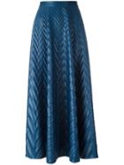 Golden Goose Deluxe Brand Pleated Herringbone Skirt, Women's, Size: Small, Polyester