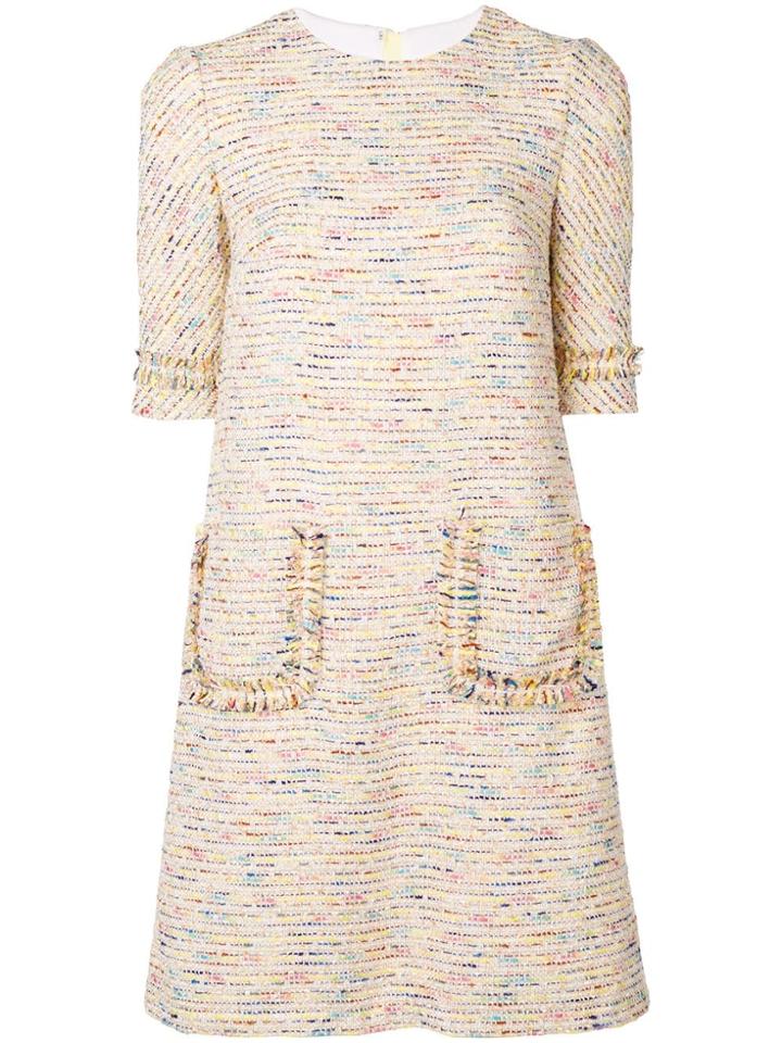 Talbot Runhof Tween Shift Dress - Yellow