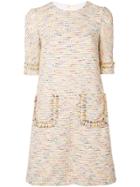 Talbot Runhof Tween Shift Dress - Yellow