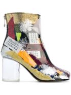 Maison Margiela Patchwork Ankle Boots - Multicolour