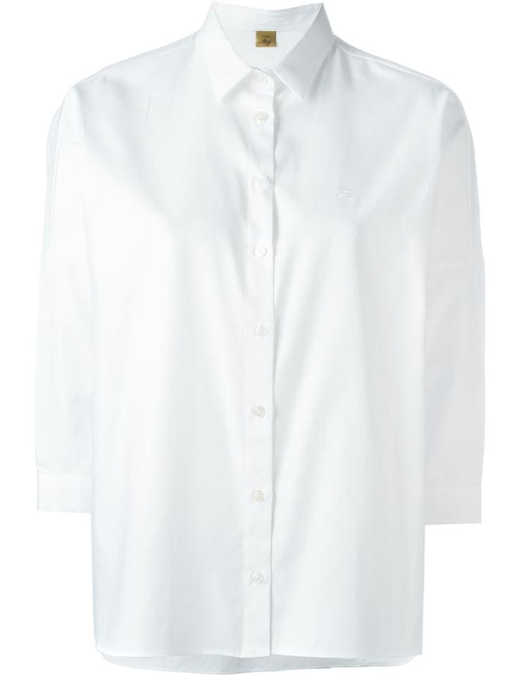 Fay Classic Cropped Shirt
