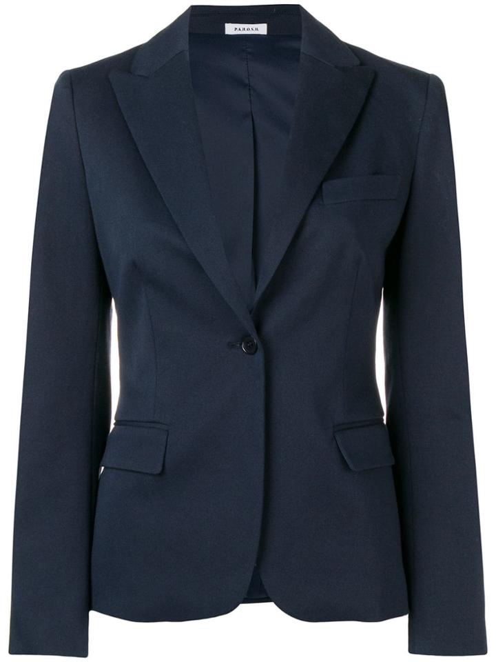 P.a.r.o.s.h. Structured Blazer - Blue