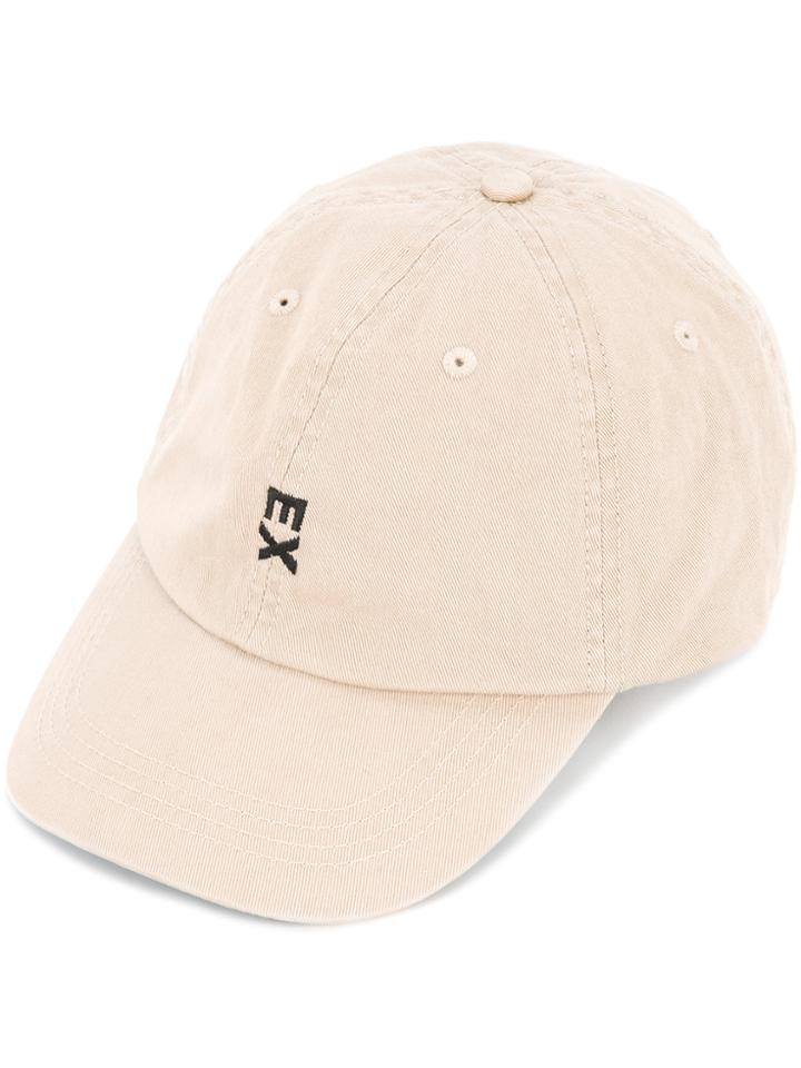 Ex Infinitas Slogan-detail Cap - Nude & Neutrals