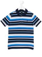 Ralph Lauren Kids - Striped Polo Shirt - Kids - Cotton - 2 Yrs, Blue