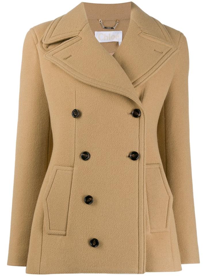 Chloé Double-breasted Jacket - Neutrals