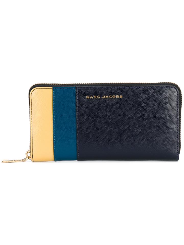 Marc Jacobs Standard Continental Wallet - Pink & Purple