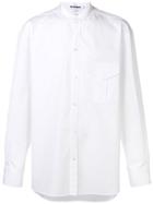 Jil Sander Mandarin Collar Shirt - White