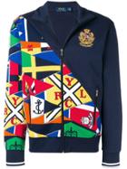 Polo Ralph Lauren Flag Pattern Fleece Jacket - Blue
