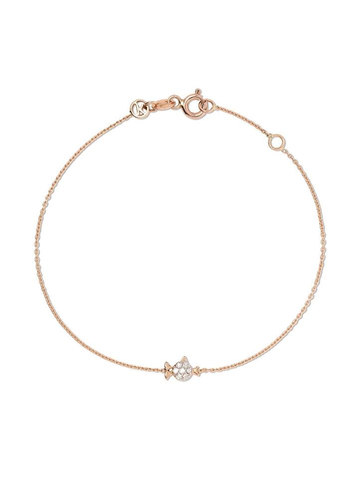 Kismet By Milka Pisces Diamond Bracelet - Rose Gold