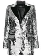 Dolce & Gabbana Sequinned Blazer - Metallic