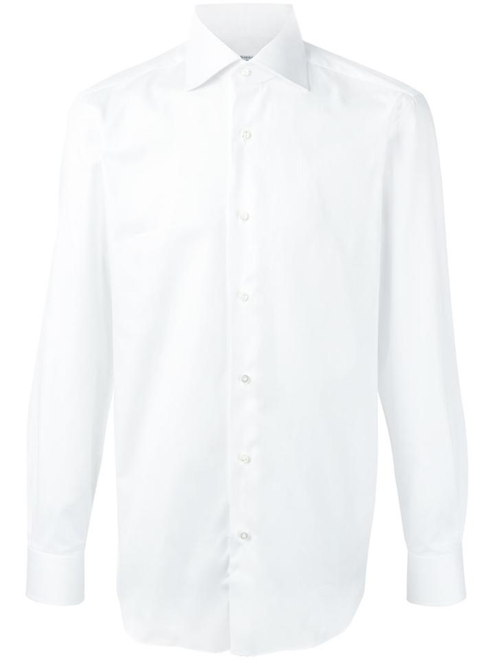 Barba Classic Shirt, Size: 44, White, Cotton