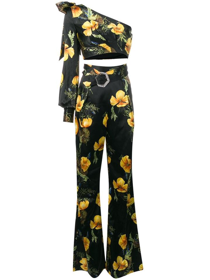 Philipp Plein In Flowers Two -piece - Black
