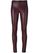 Theory Skinny Trousers - Red