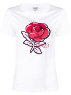 Kenzo Rose Print T-shirt - White