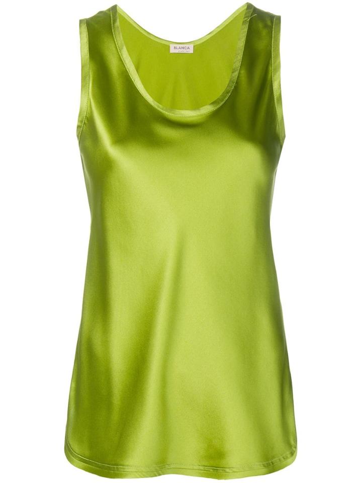 Blanca Loose Fit Tank Top - Green