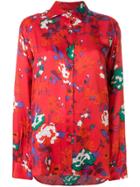 Department 5 Floral Print Shirt - Red