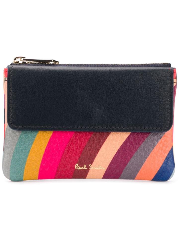 Paul Smith Swirl Print Wallet - Pink