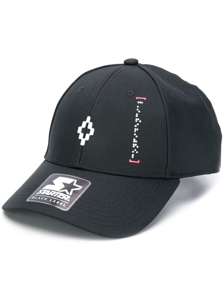 Marcelo Burlon County Of Milan X Starter Black Label Front Stamp Hat