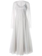 Marc Le Bihan Tulle Midi Dress - White