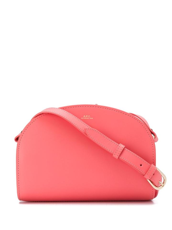 A.p.c. Half Moon Crossbody Bag - Pink