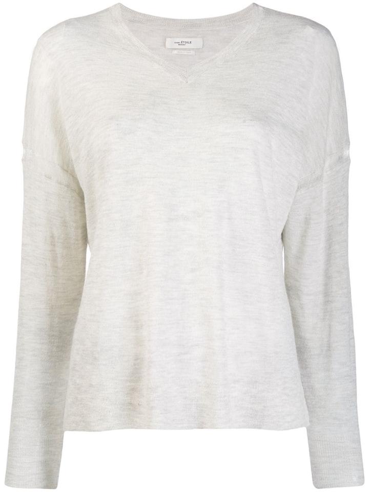 Isabel Marant Étoile Classic V-neck Pullover - Neutrals