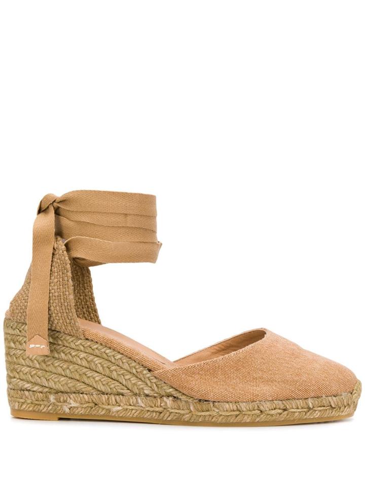 Castañer Tostado Wedges - Brown