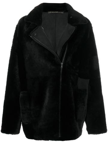 32 Paradis Sprung Frères Zipped Coat - Black