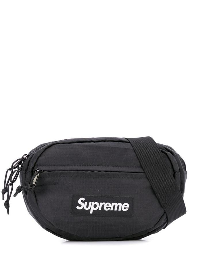 Supreme Logo Patch Belt Bag - Black