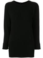 Chanel Pre-owned Cashmere Backwards Buttoned Jumper - Black