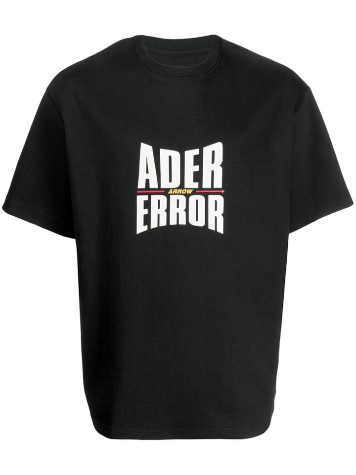 Ader Error Loose-fit Logo T-shirt - Black